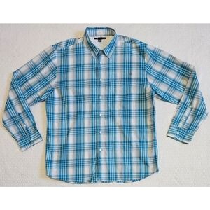 VOLCOM Mens X Factor Plaid Button Down Shirt